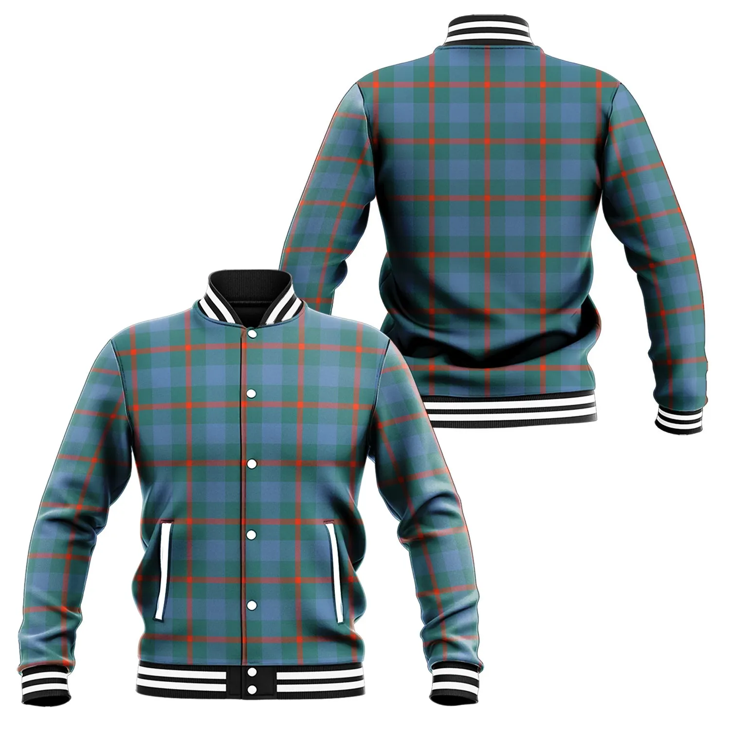 Agnew Ancient Tartan Baseball Jacket