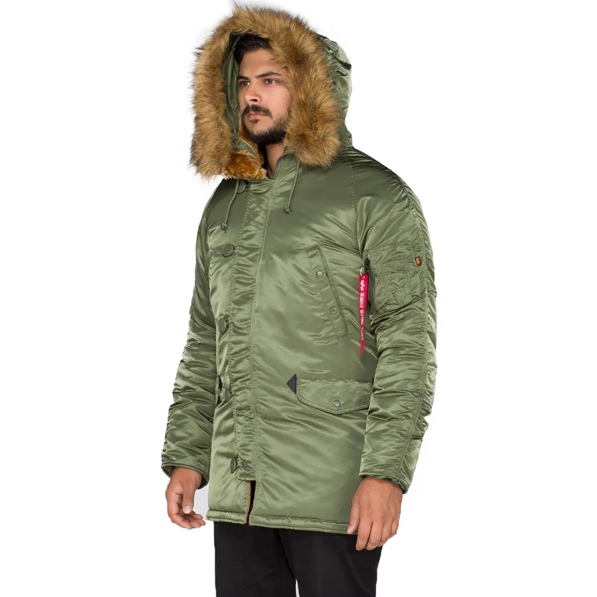 Alpha Industries N3B Slim Fit Parka VF 59 Sage Green