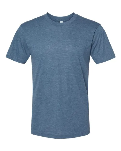 American Apparel Men's Tri-Blend Short Sleeve Track T-Shirt