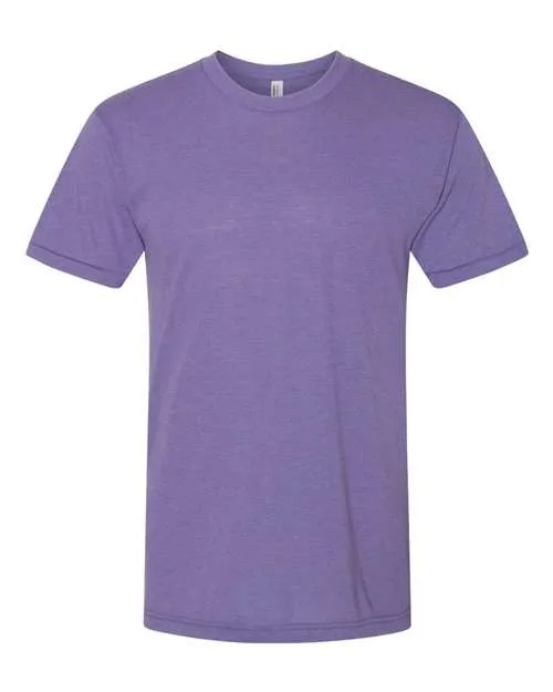 American Apparel Men's Tri-Blend Short Sleeve Track T-Shirt