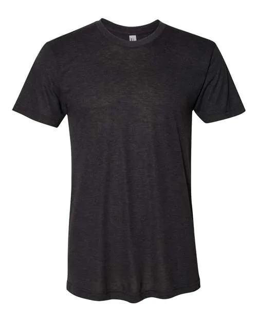 American Apparel Men's Tri-Blend Short Sleeve Track T-Shirt