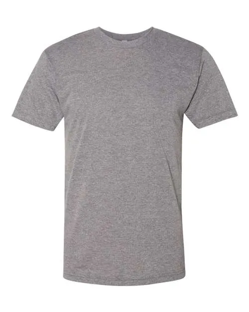 American Apparel Men's Tri-Blend Short Sleeve Track T-Shirt