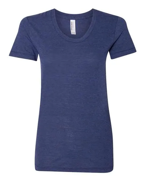 American Apparel Women's Triblend Track Tee