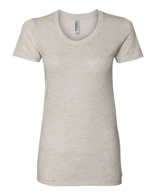 American Apparel Women's Triblend Track Tee