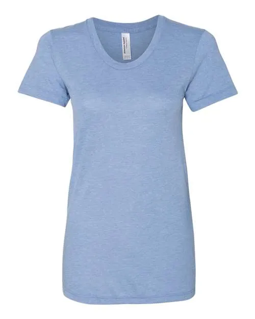 American Apparel Women's Triblend Track Tee