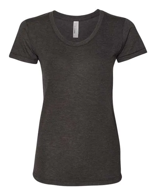 American Apparel Women's Triblend Track Tee