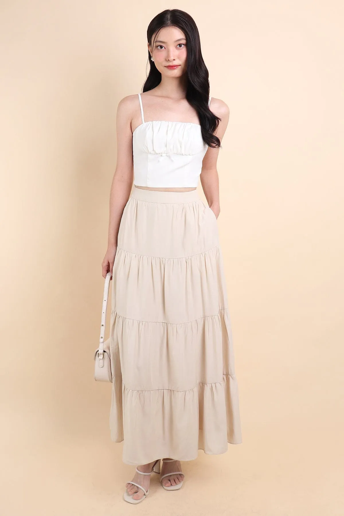 AMOR MAXI SKIRT IN OAT