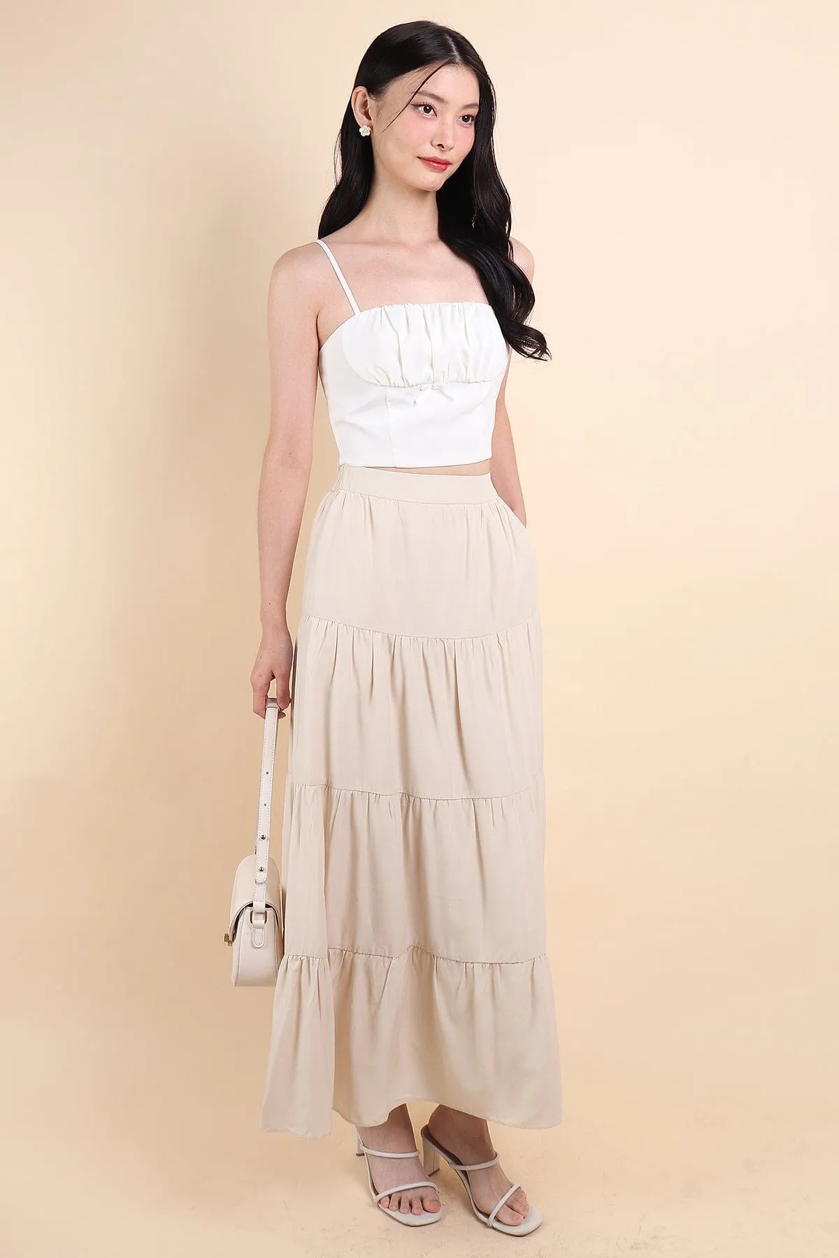 AMOR MAXI SKIRT IN OAT