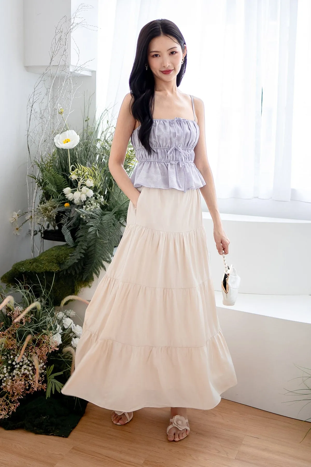 AMOR MAXI SKIRT IN OAT