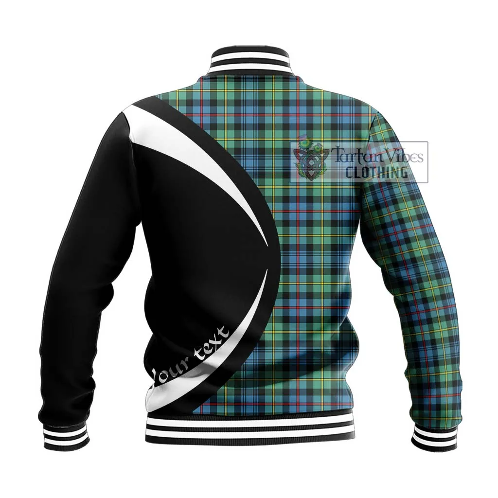 Bailey Ancient Tartan Baseball Jacket with Family Crest Circle Style