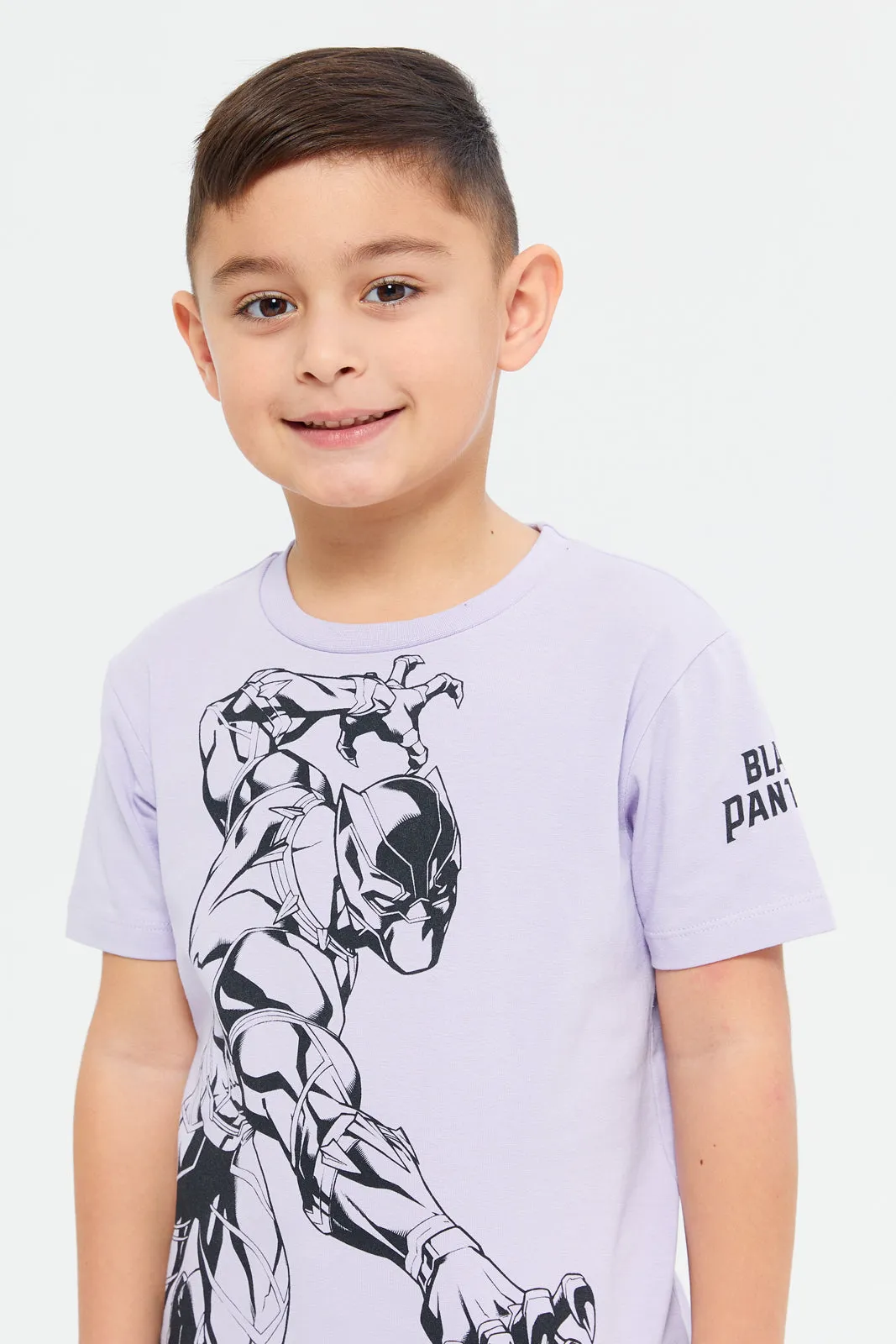 Boys Grey Mickey Mouse Short Sleeve T-Shirt