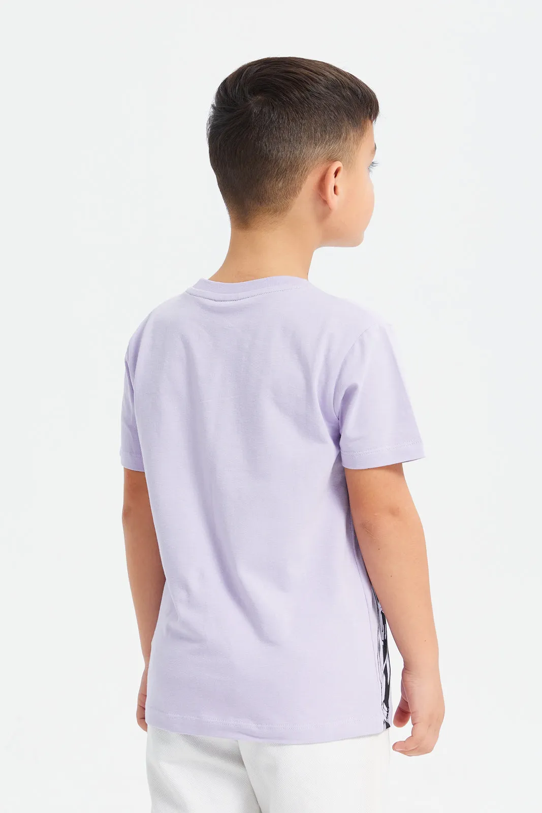 Boys Grey Mickey Mouse Short Sleeve T-Shirt