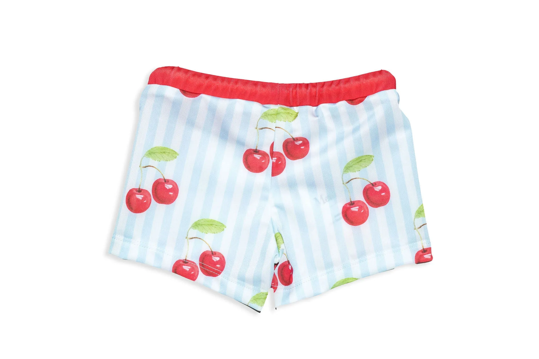 Boy's Lycra Swim Shorts with Cherries