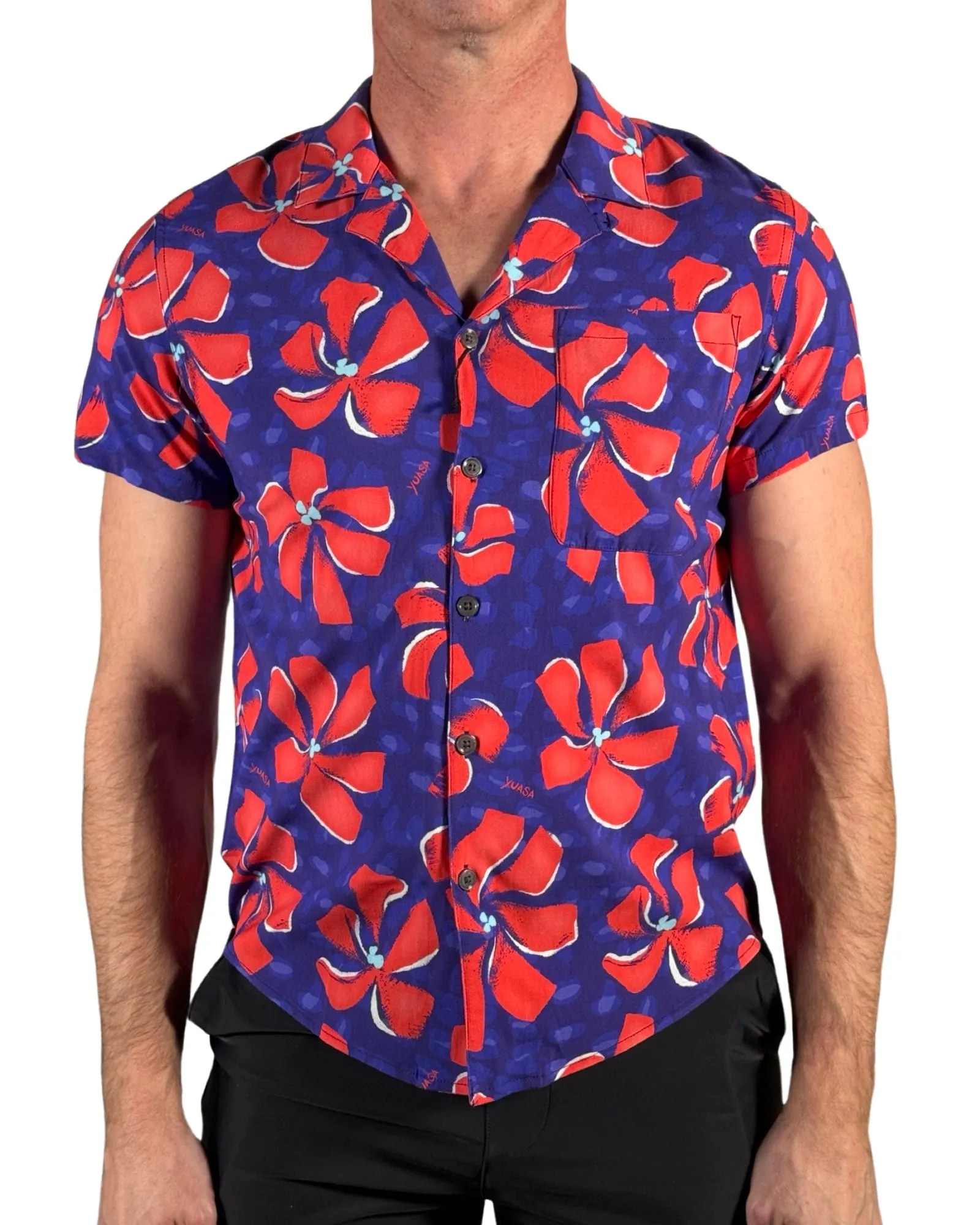 Brushed Floral Resort Shirt