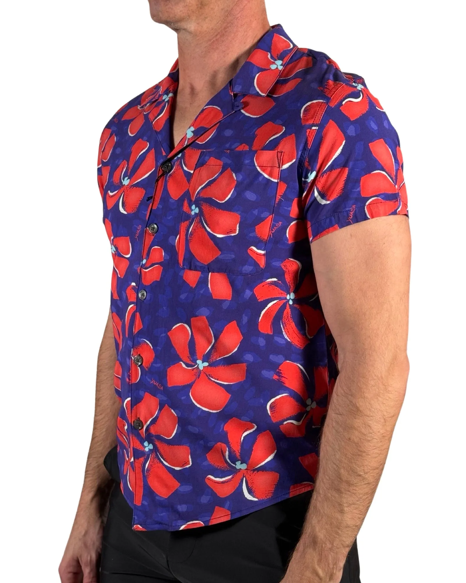 Brushed Floral Resort Shirt