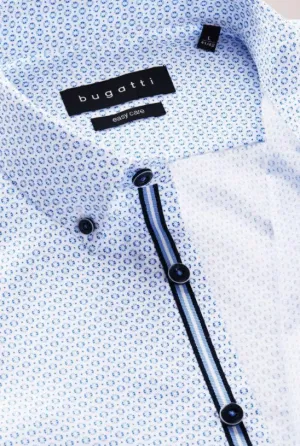 Bugatti - SS Shirt Cirle Pattern, Blue