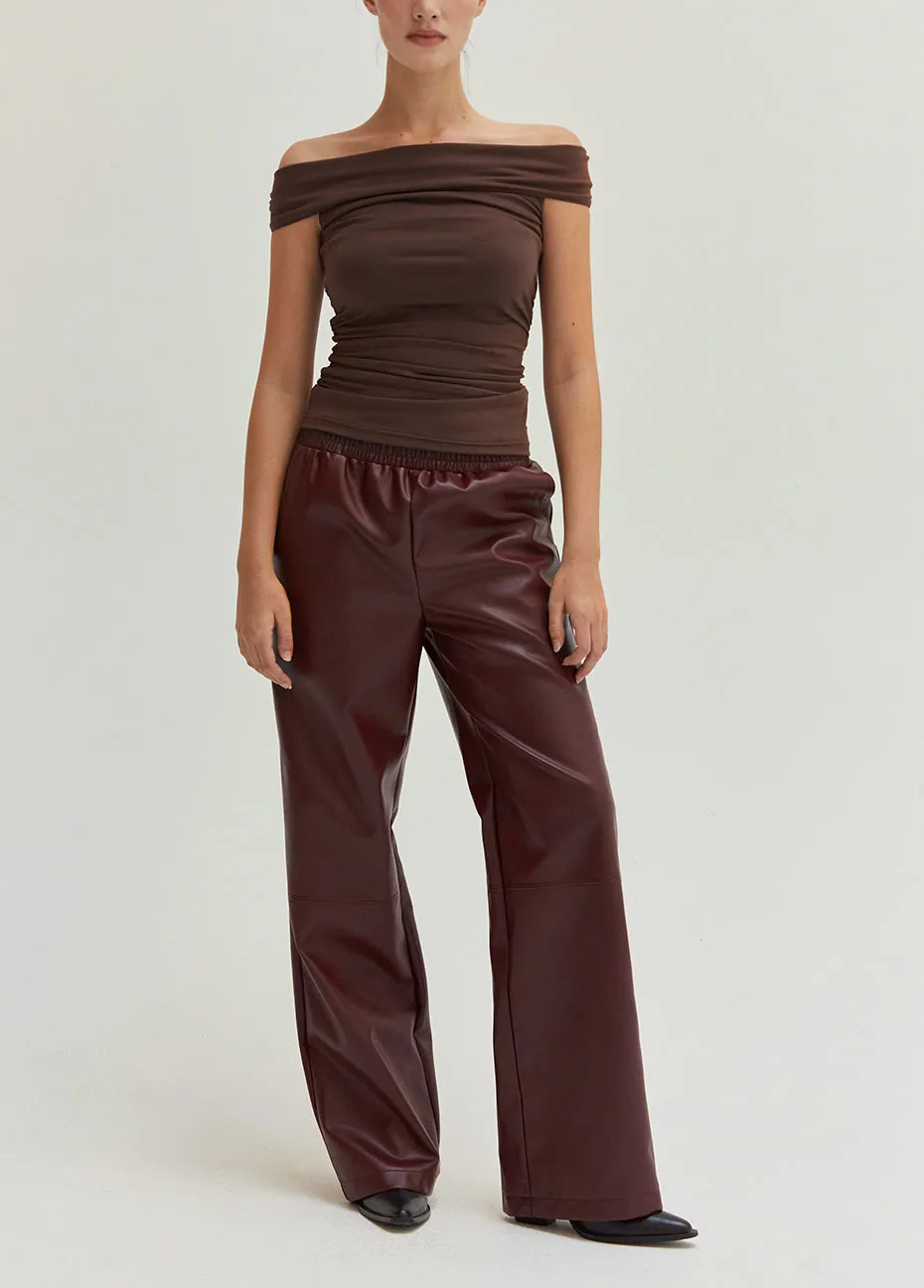 Cabernet Red Pants