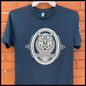 Celtic Owl T-shirt by Walker Metalsmiths