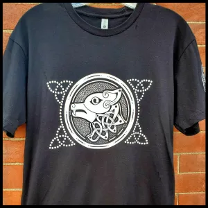 Celtic Wolf T-shirt by Walker Metalsmiths