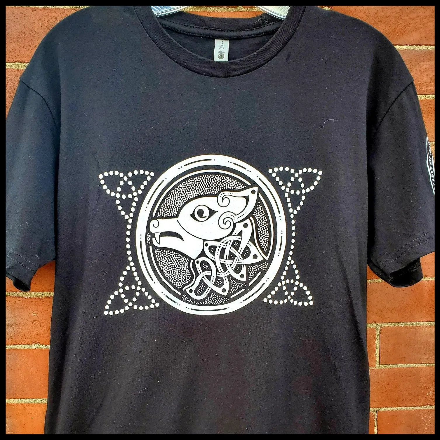 Celtic Wolf T-shirt by Walker Metalsmiths