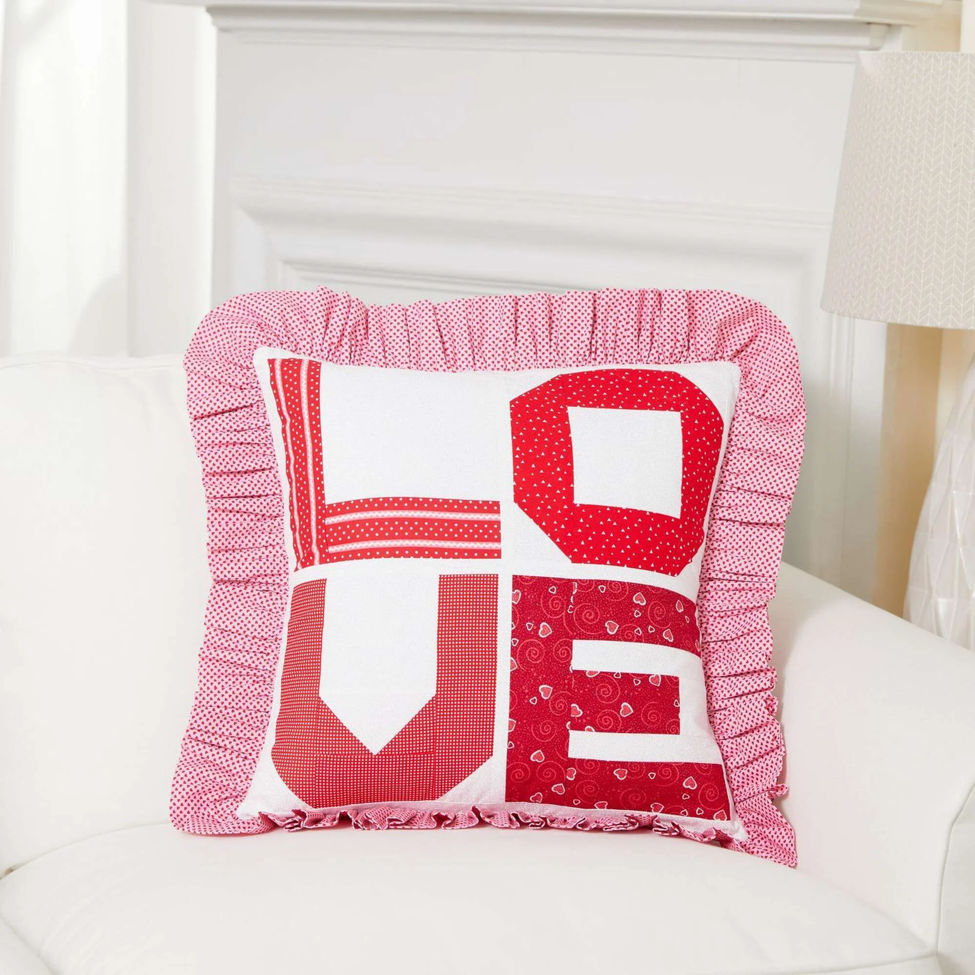 Coats & Clark Sewing Love Letters Pillow