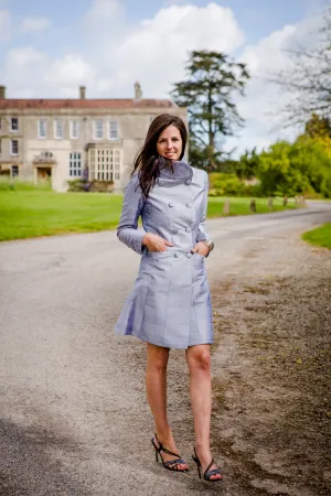 Delphine Coat in Silver