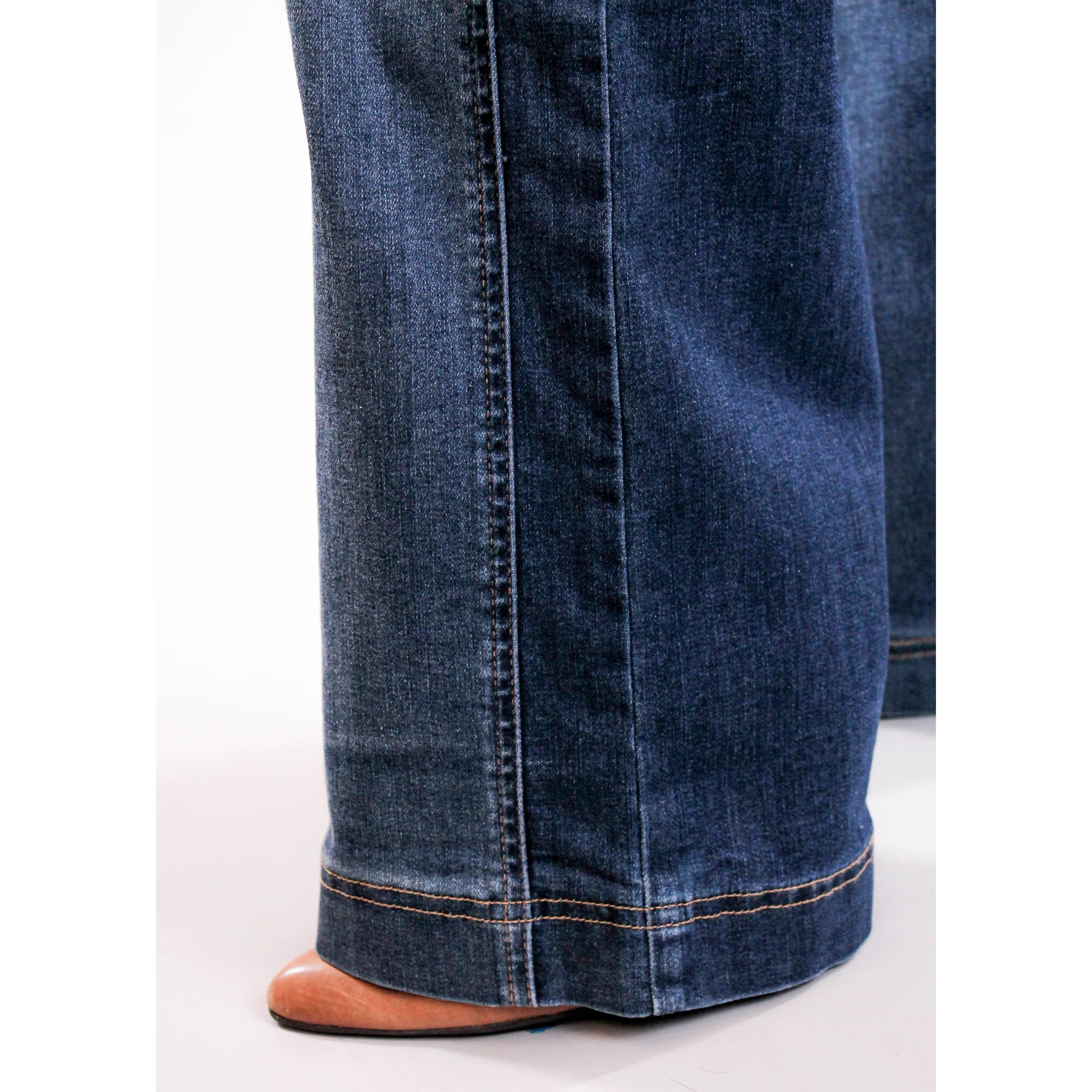 Democracy Wide Leg Jeans with Double Side Seam