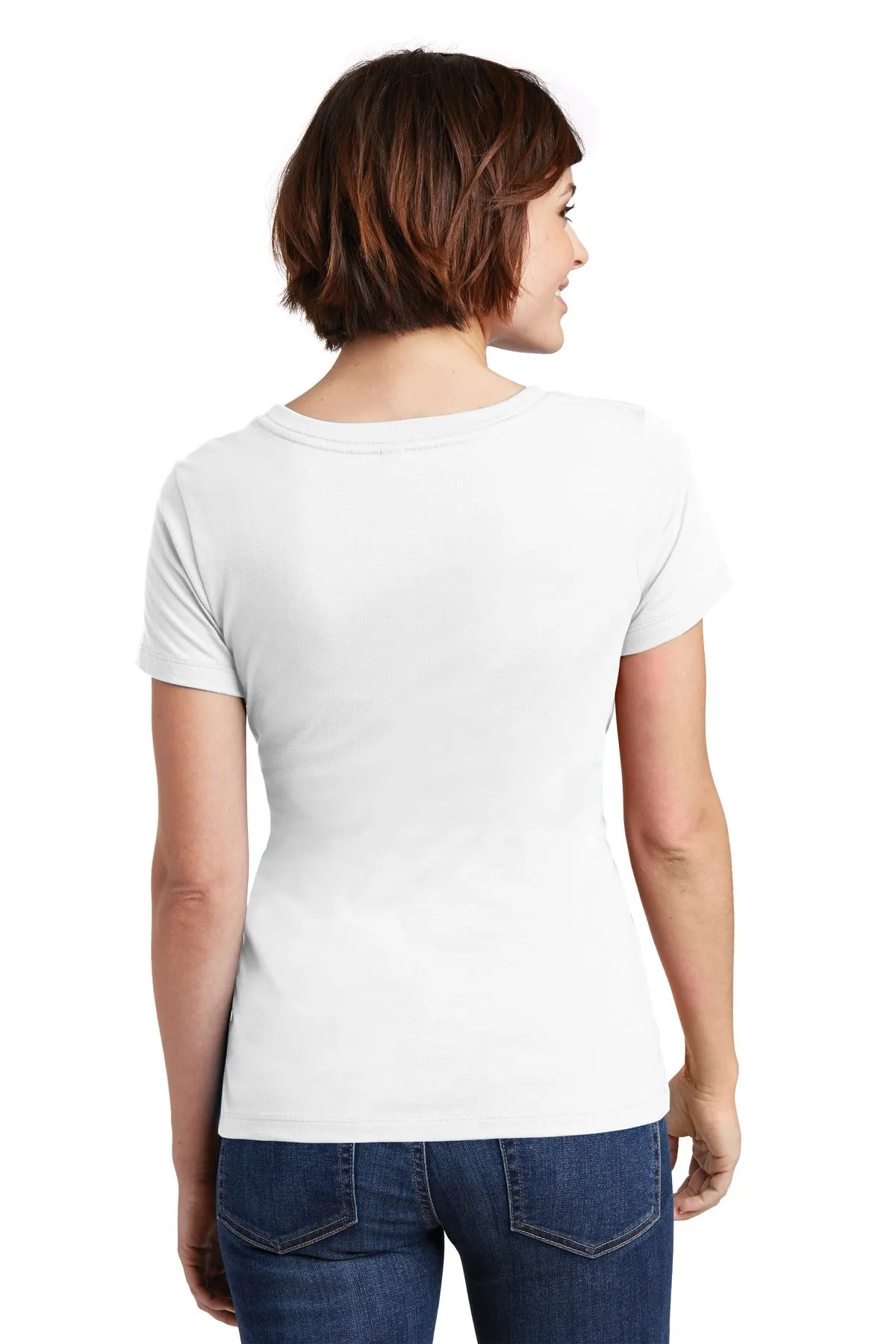 District Women's Perfect Weight Scoop Tee. DM106L