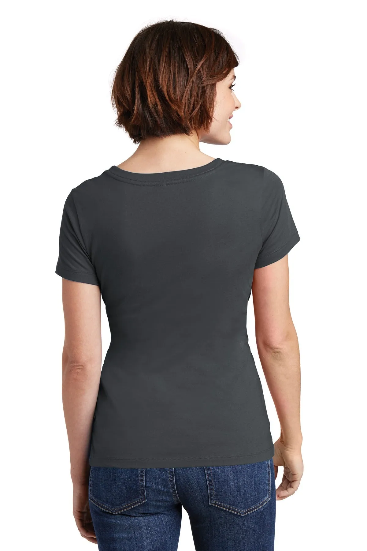 District Women's Perfect Weight Scoop Tee. DM106L