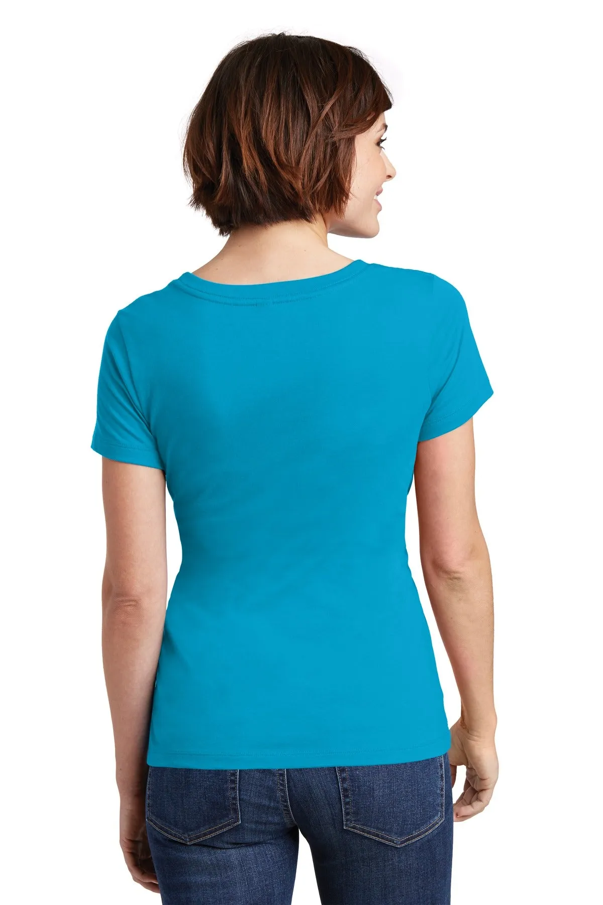 District Women's Perfect Weight Scoop Tee. DM106L