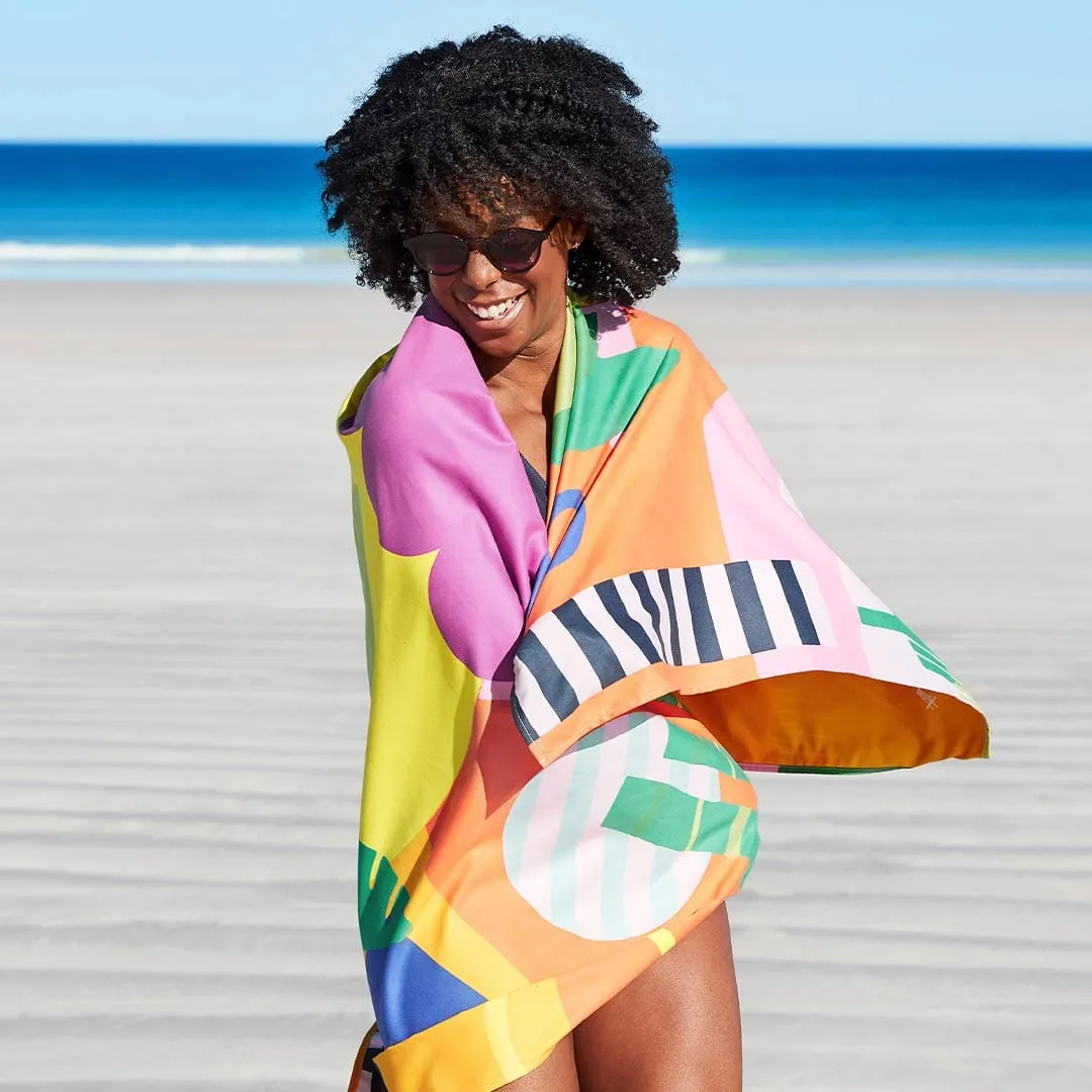 Dock & Bay Cabana Beach Towel - The Hunger Project Collection: Joyful Discovery