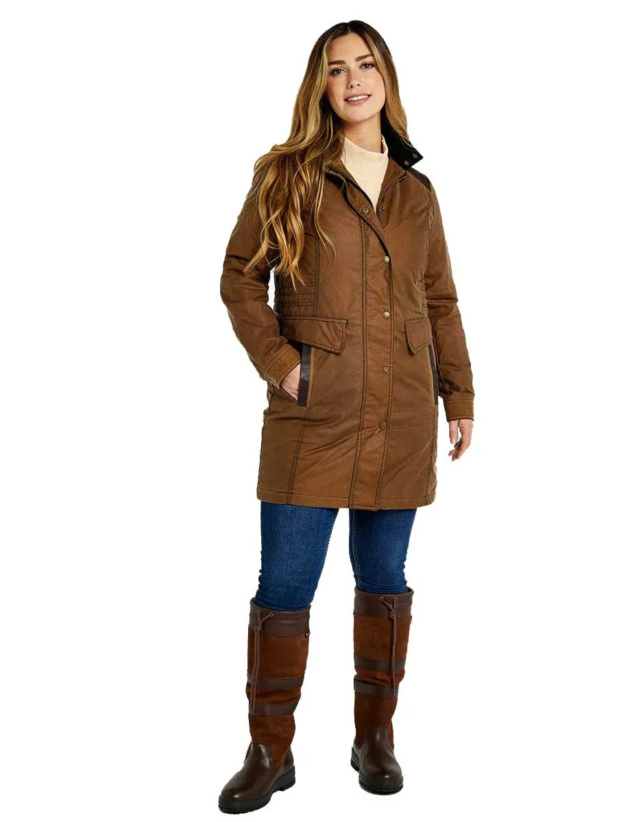 DUBARRY Blacklion Waxed Cotton Jacket - Women's - Cigar