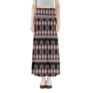 Elk Tooth Honor Black Full Length Maxi Skirt