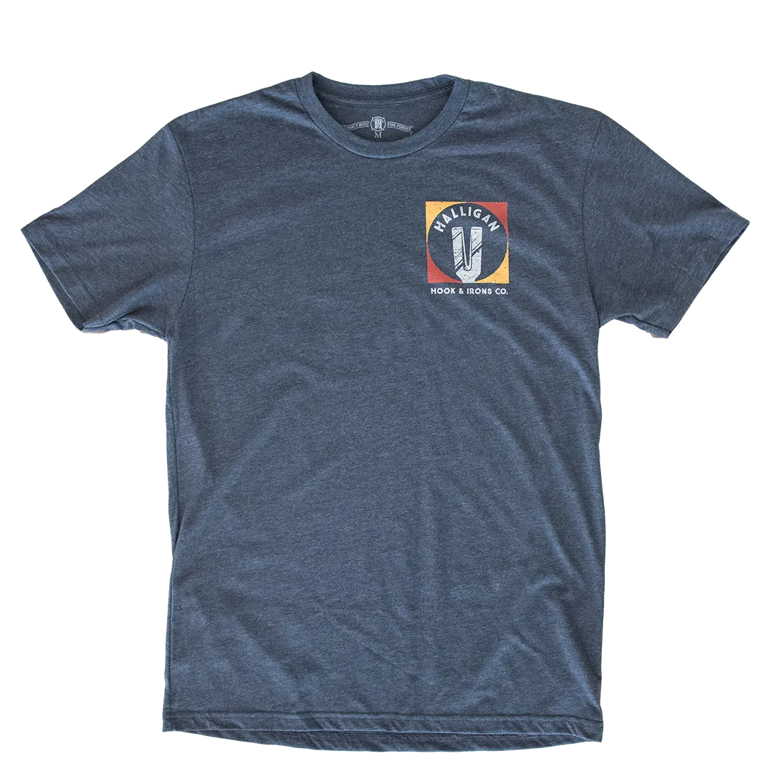 Halligan - Heather Navy Tee