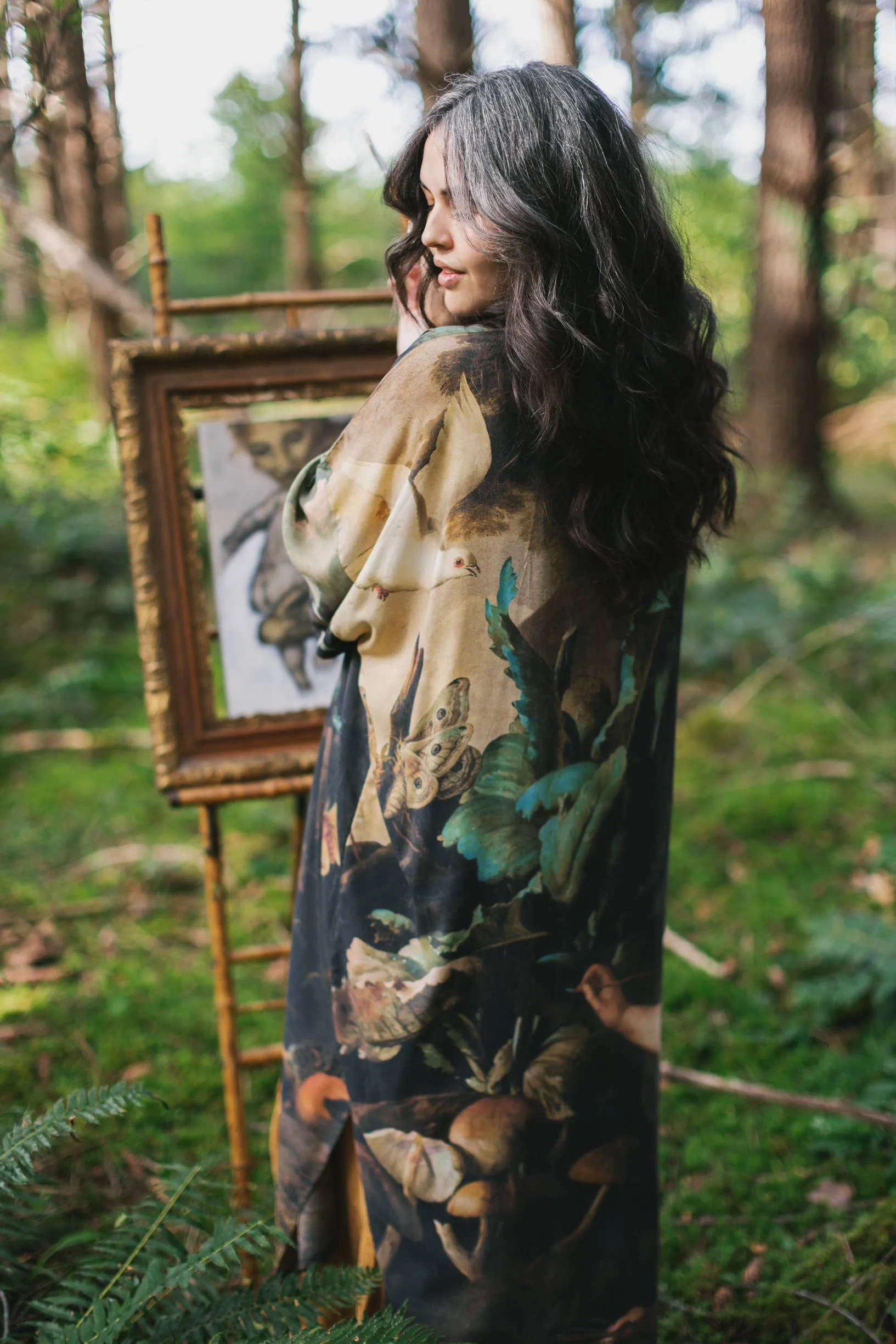 Heartwork Artisan Bamboo Duster Kimono