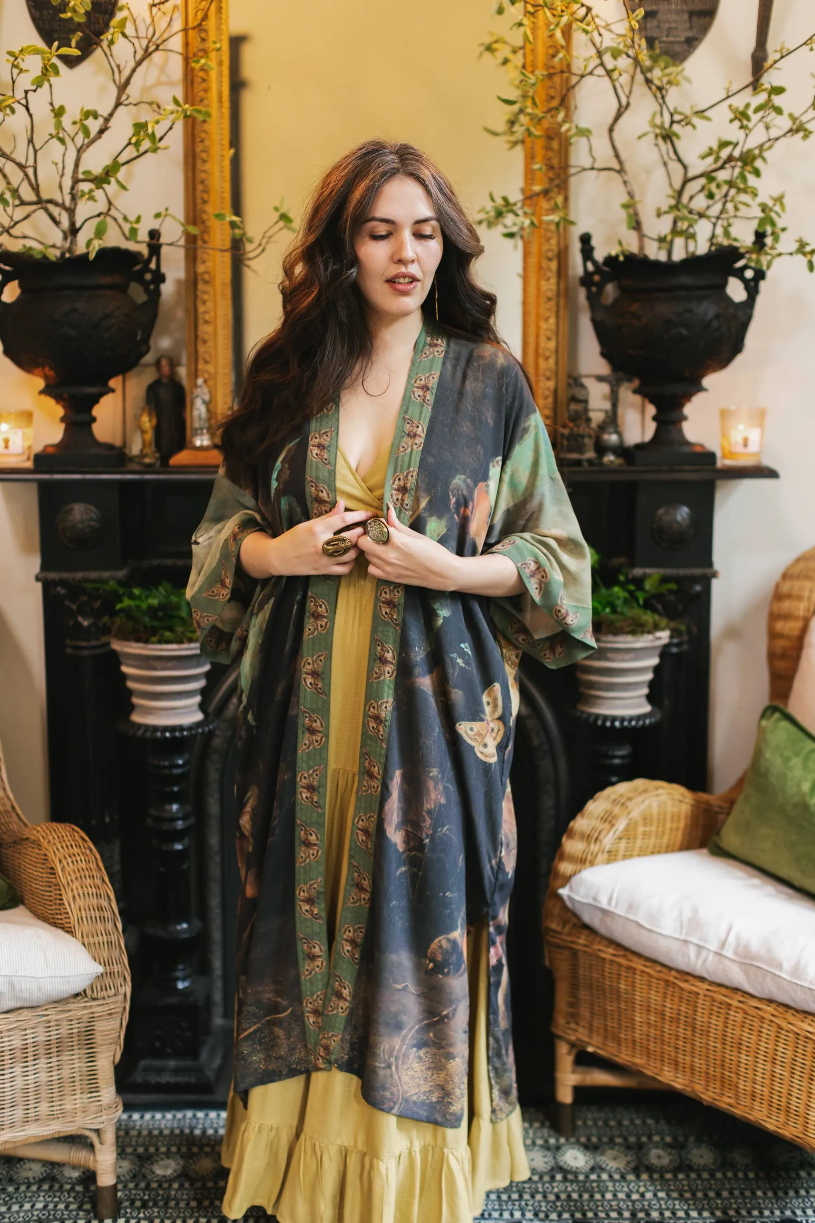 Heartwork Artisan Bamboo Duster Kimono