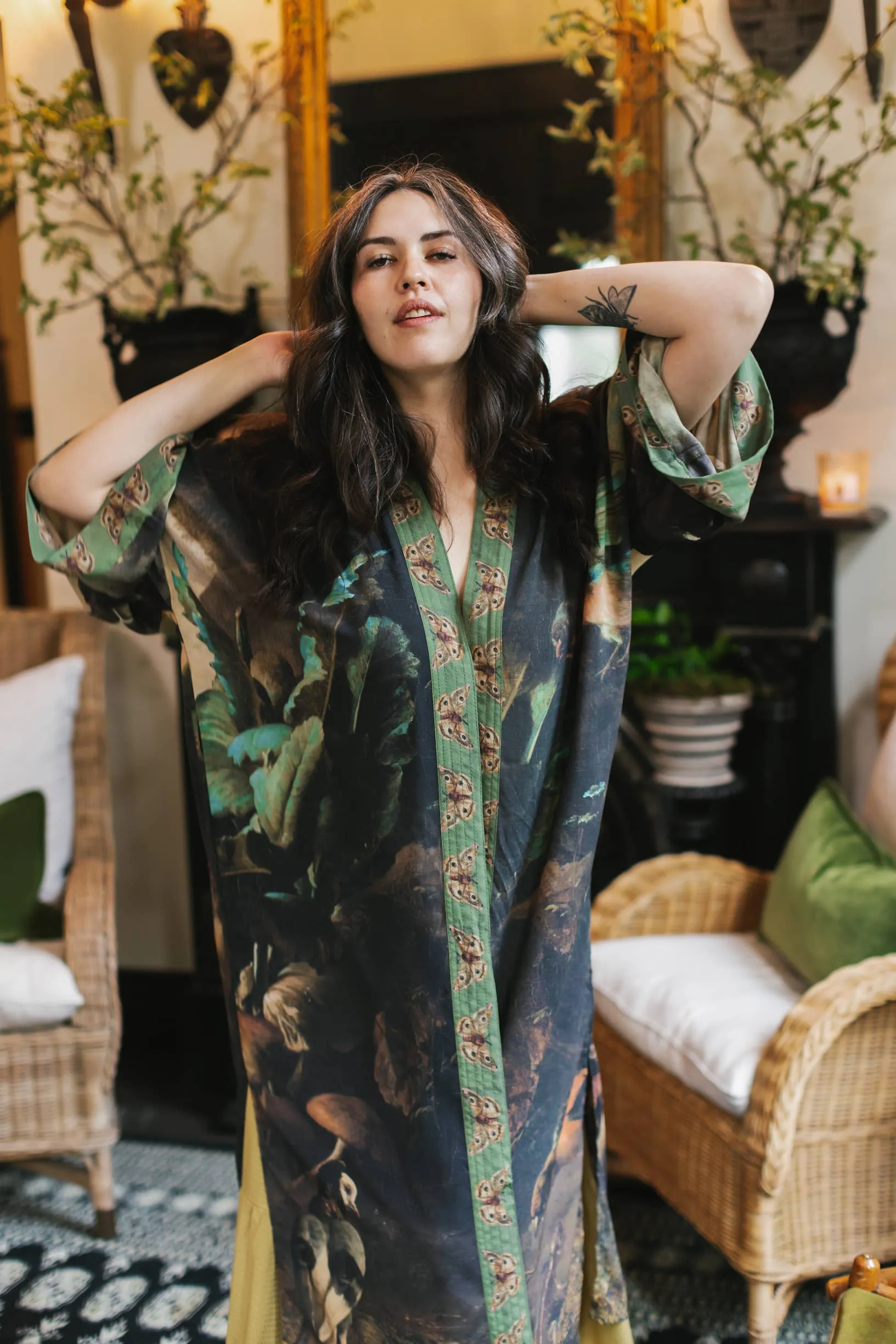 Heartwork Artisan Bamboo Duster Kimono