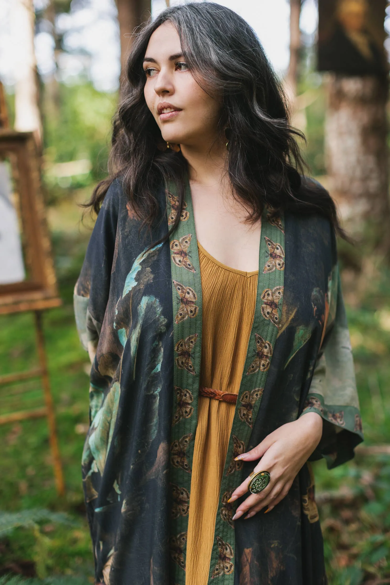 Heartwork Artisan Bamboo Duster Kimono