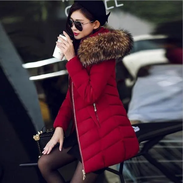 High Quality Winter Down Jacket Women Long Coat Warm Clothes