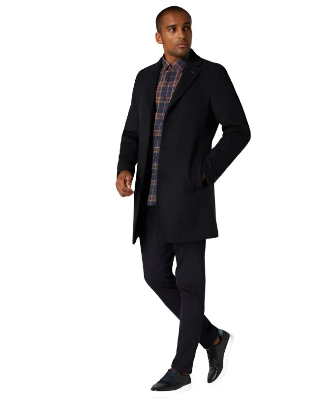 ID20269-Remus Navy Raeburn Coat