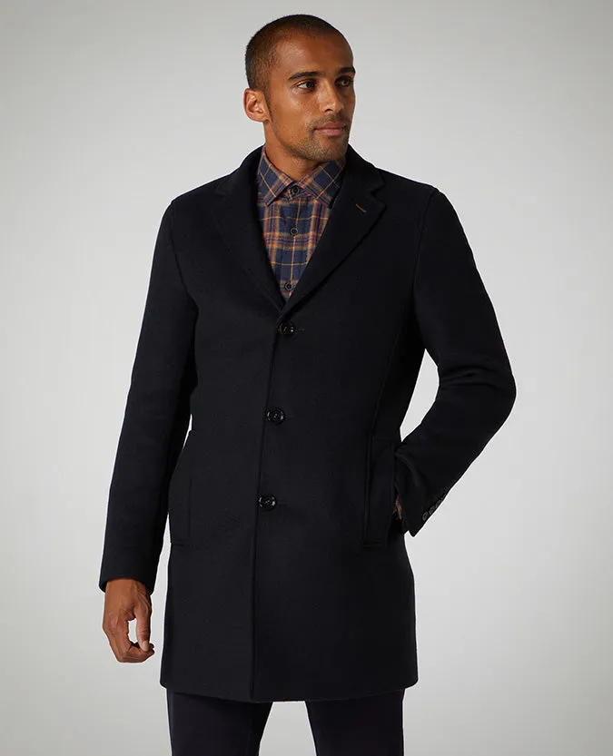 ID20269-Remus Navy Raeburn Coat