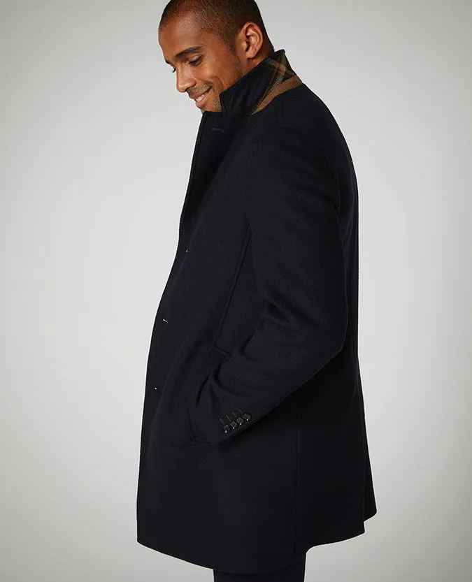 ID20269-Remus Navy Raeburn Coat