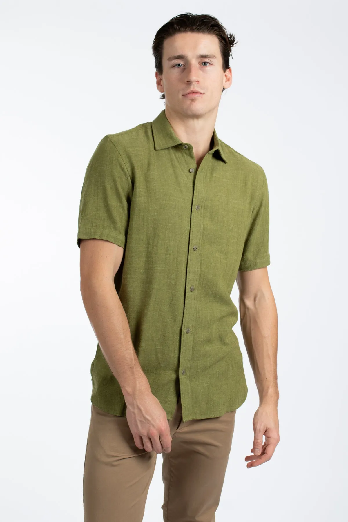 Kelp Linen Viscose Shirt