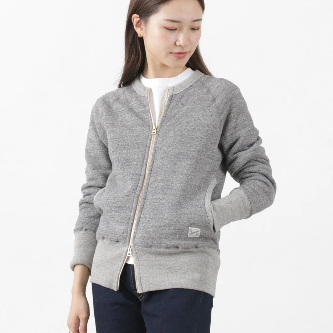 KEPANI / Crew Neck Full Zip Sweat Jacket