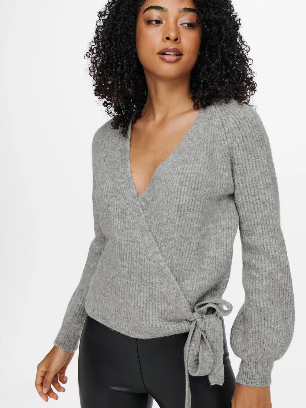 Knitted cardigan ONLY, motley gray