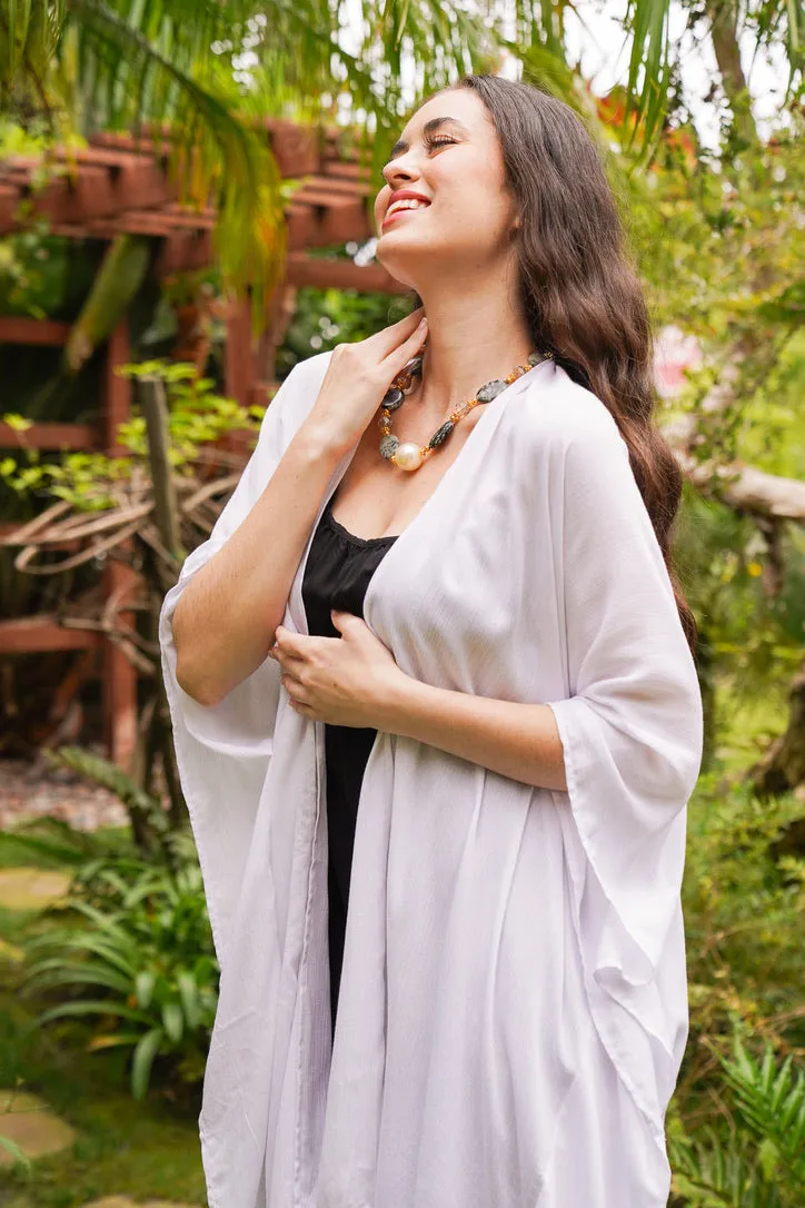 Krinkle Tassel Kimono