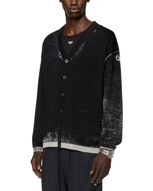 Larence Diesel Splash Cardigan, Black