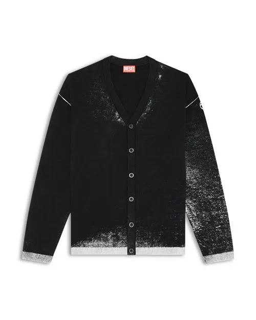 Larence Diesel Splash Cardigan, Black