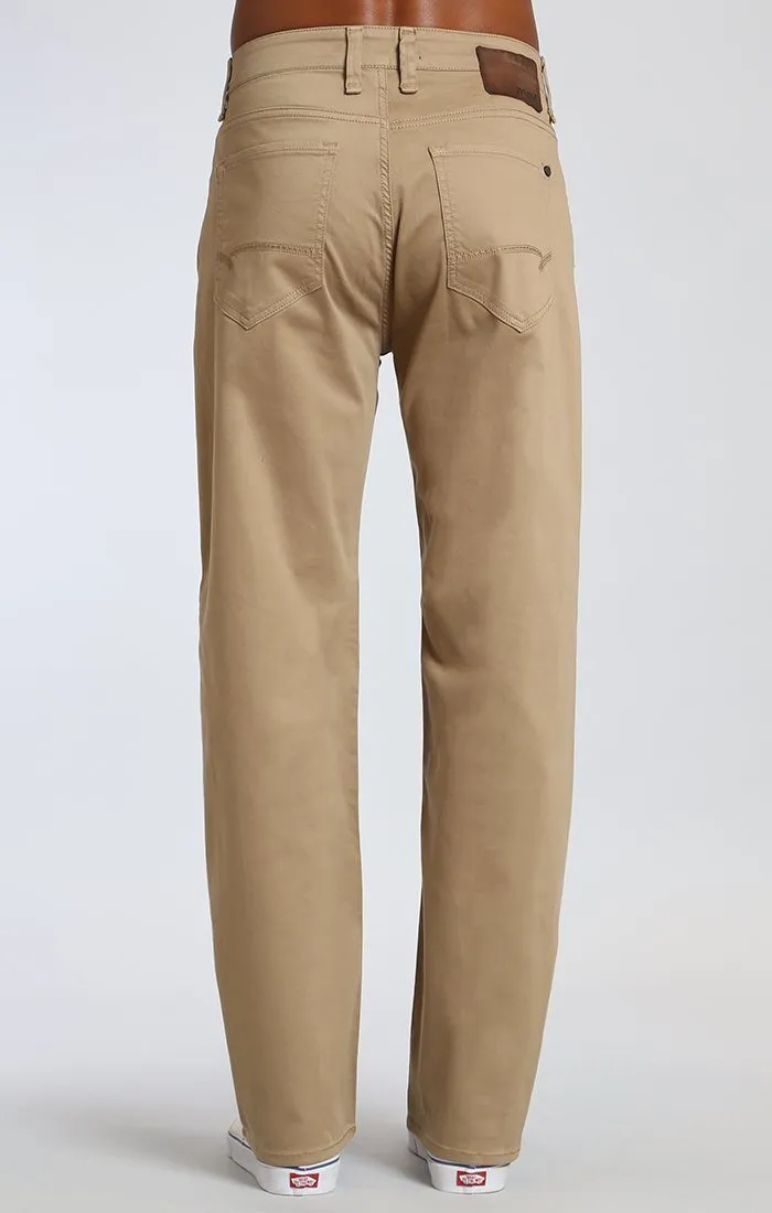 MAX WIDE LEG IN BRITISH KHAKI TWILL