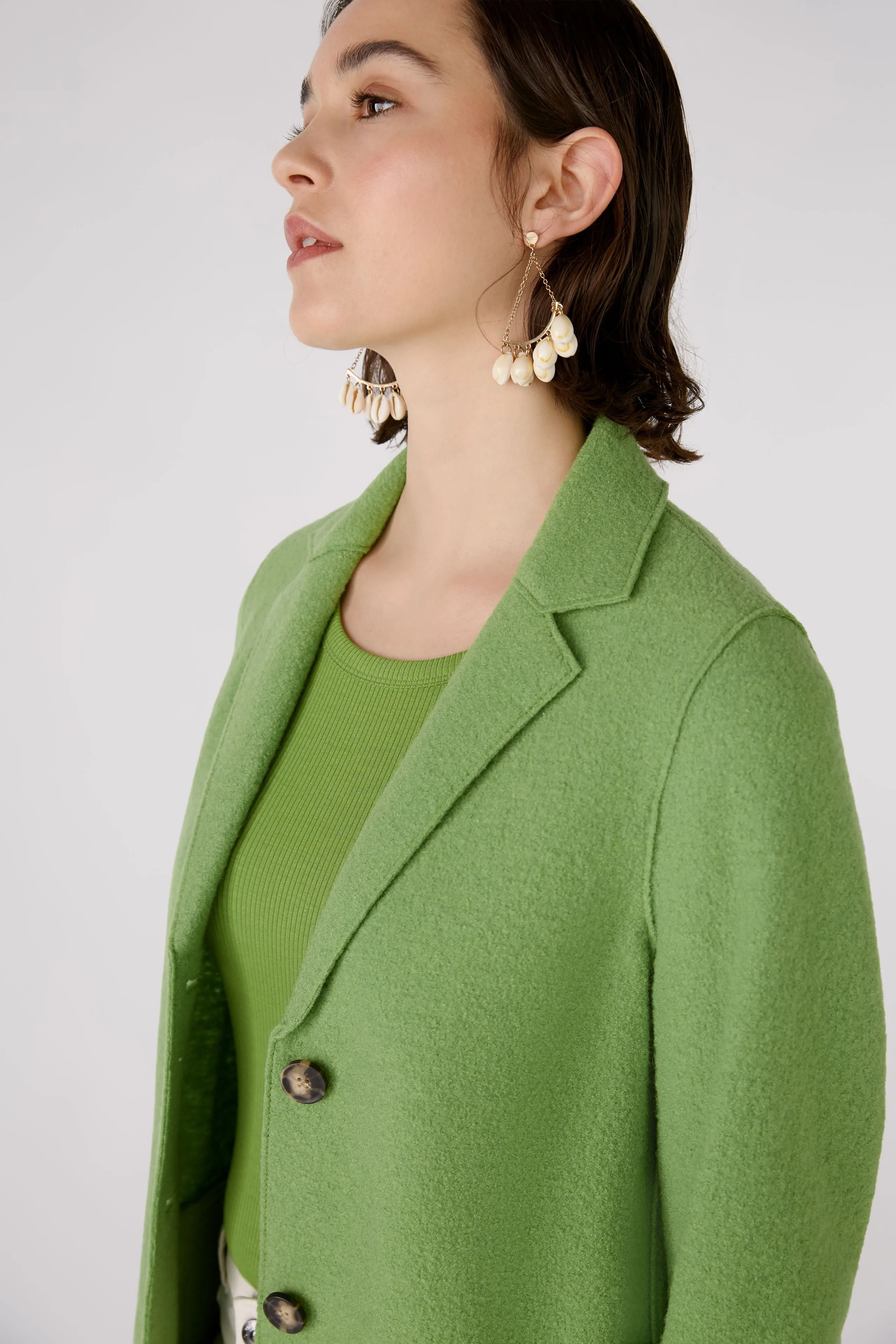 Mayson Coat in Pea Green